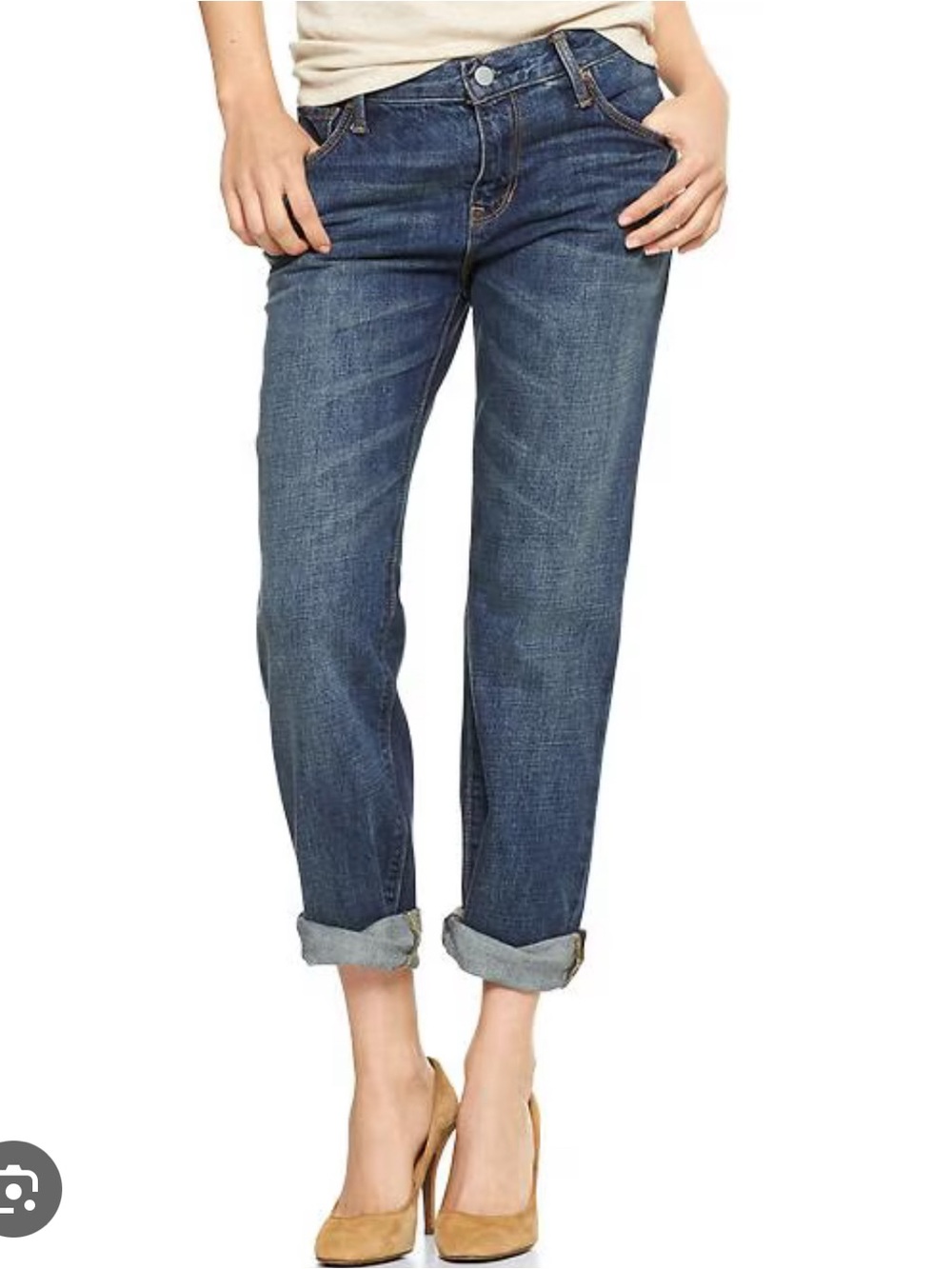 Low rise “Sexy Boyfriend” jeans